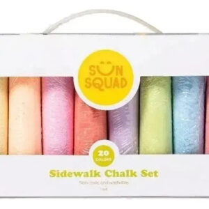 Set 60 Piezas De Gises Gigantes Y Largos Tiza Marca Sunsquad Multicolores