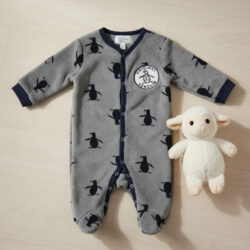 Mameluco Original Penguin Opb150rp Bebé Gris Multi
