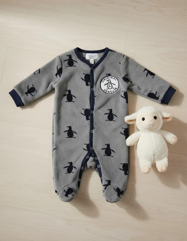 Mameluco Original Penguin Opb150rp Bebé Gris Multi