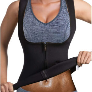Gaodi- Chaleco Faja Deportiva Neopreno Para Perder Peso  (m) Negro M