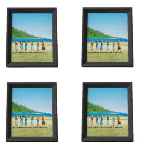 4 Portarretratos Marco 28 Cm X 22 Cm Marca Room Essentials Color Negro