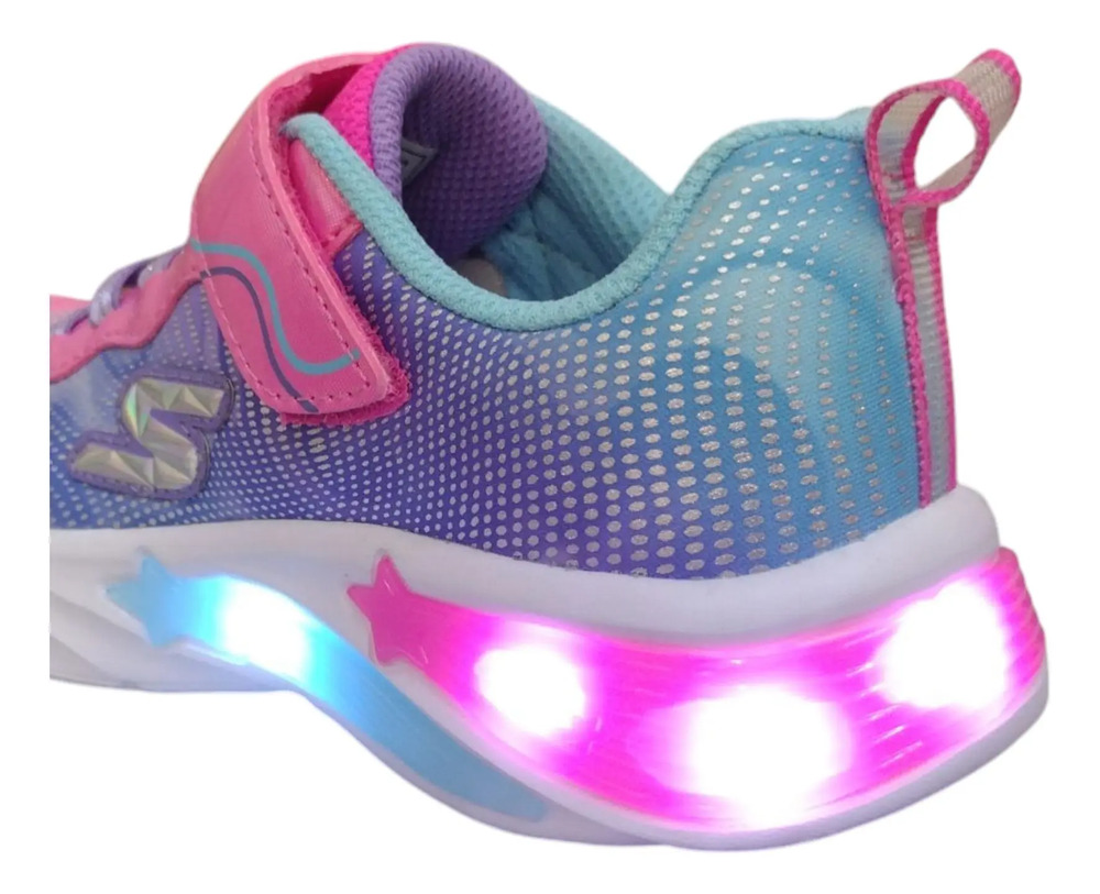 Tenis Skechers Para Niñas Con Luz Modelo Hotpink/318297 - Image 4