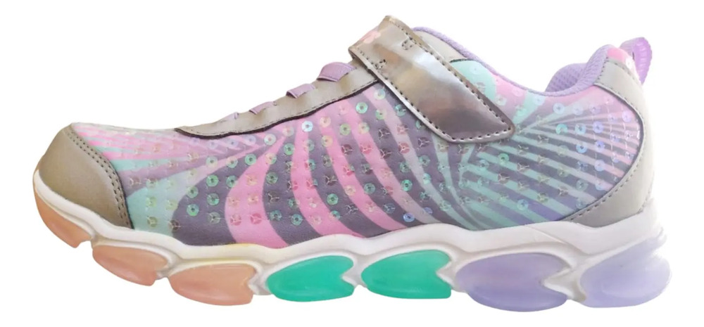 Tenis Skechers Original Niñas S Lights- Jelly Beams 10960l/ccmt