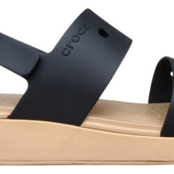 Sandalia Huarache Marca Crocs Modelo Brooklyn Black/cashew