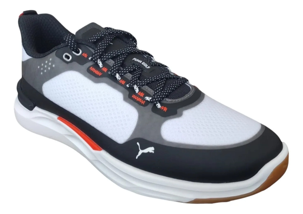 Zapato Tenis Para Golf Puma Mod. Ignite Elevate X Black Negro Liso 9,0 Mx - Image 4