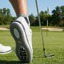 Zapato Tenis Para Golf Puma Mod. Avant- Gray Black Caballero