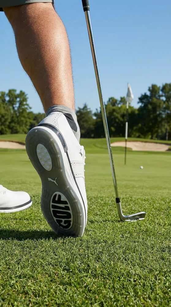 Zapato Tenis Para Golf Puma Mod. Avant- Gray Black Caballero