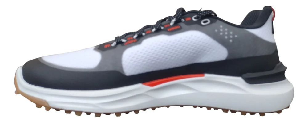 Zapato Tenis Para Golf Puma Mod. Ignite Elevate X Black Negro Liso 9,0 Mx - Image 9