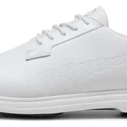 Zapato Tenis Para Golf Puma Mod. Royale - Ash Gray Blanco Liso 7,0 Mx