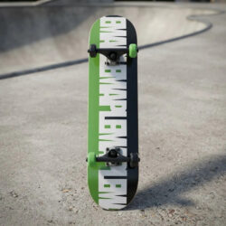 Patineta Maple Opp Series Modelo 170131 Verde Y Negro Acero