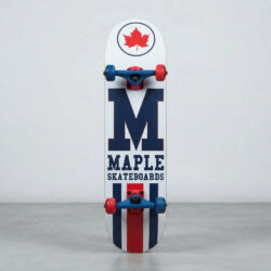 Patineta Maple Skateboards Modelo 170132 31  Master Series Rojo Y Azul Acero