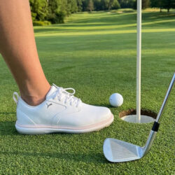 Zapato Tenis Para Golf Puma  Dama Mod. Avant 2 Wmns Wht/pink