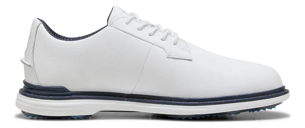 Zapato Tenis Para Golf Puma Mod. Royale - Light Blue, Blanco Blanco Liso 7,5 Mx - Image 5