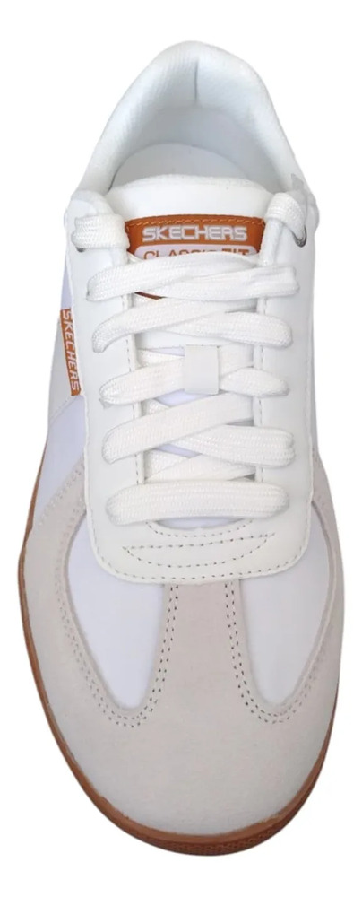 Tenis Skechers Caballero Mod.camilo 210960/wht Blanco Blanco Liso 5,0 Mx - Image 4
