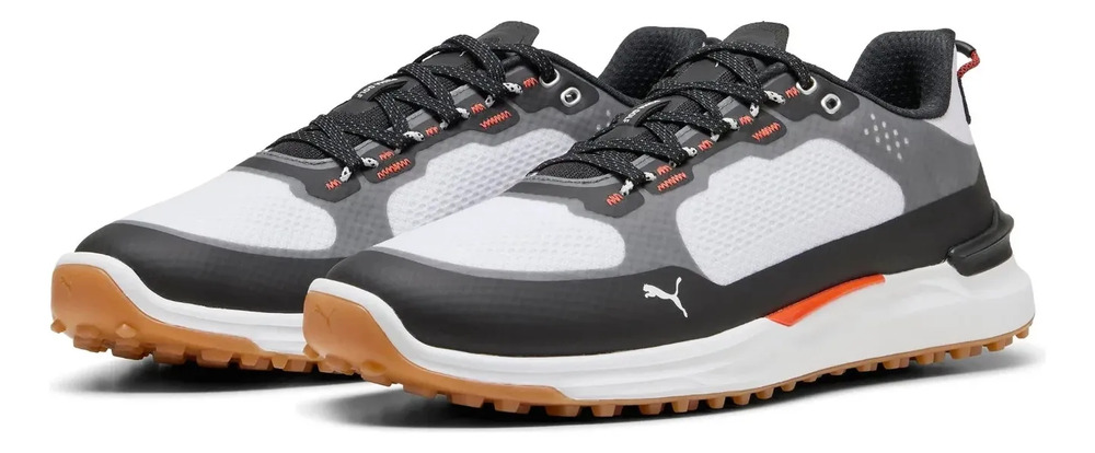 Zapato Tenis Para Golf Puma Mod. Ignite Elevate X Black Negro Liso 9,0 Mx - Image 6