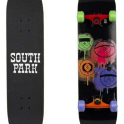 Patineta Kryptonics Modelo Especial South Park 171448 Verde Y Moradi Acero