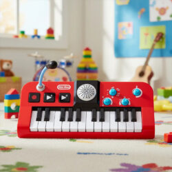 Teclado Micrófono Little Tikes My Real Jam Piano Niños Rojo